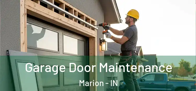 Garage Door Maintenance Marion - IN