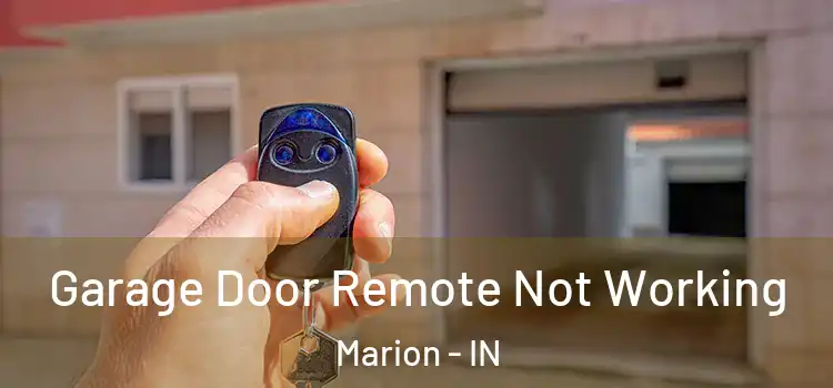  Garage Door Remote Not Working Marion - IN